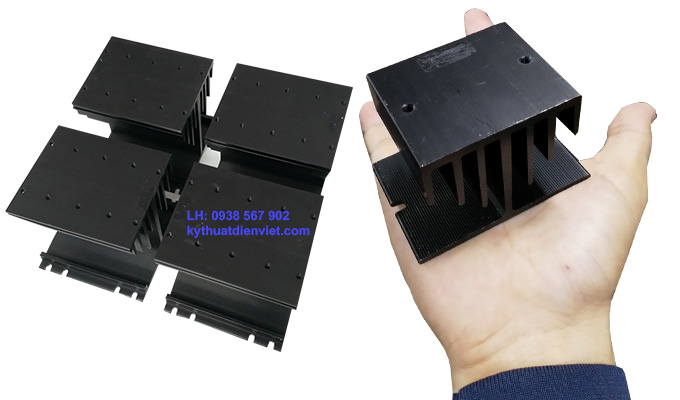 Đế nhôm tản nhiệt cho relay bán dẫn SSR, SCR