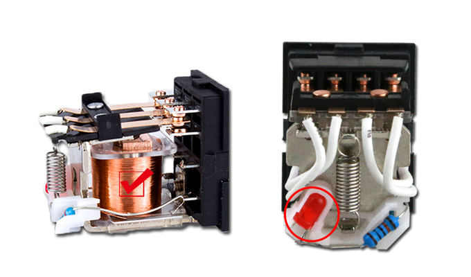 Relay kiếng, relay trung gian, rơ le kiếng
