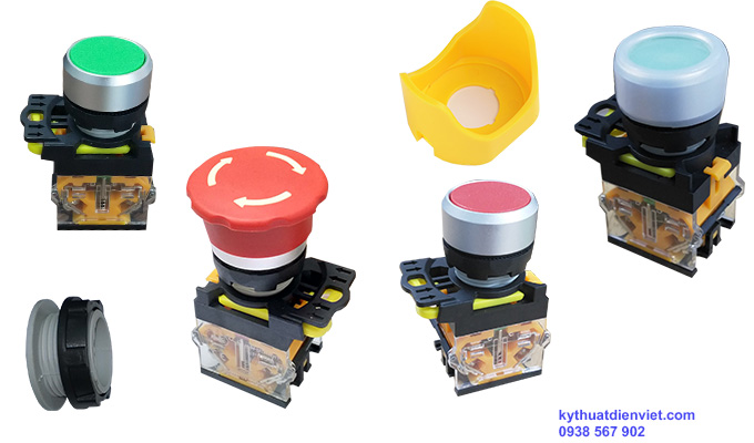 Nút nhấn phi 22, phi 25, nút nhấn phi 30 Nút nhấn phi 22, phi 25, nút nhấn phi 30