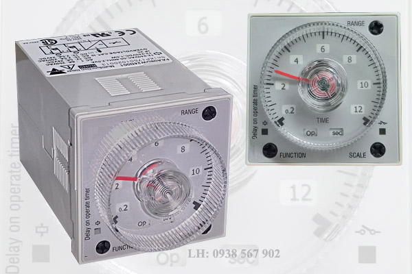 Relay thời gian, Rơ le thời gian, bộ hẹn giờ Timer 12VDC, 12VAC