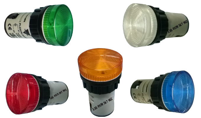 Đèn báo pha, đèn báo tủ điện phi 22 Đèn báo pha, đèn báo tủ điện phi 22