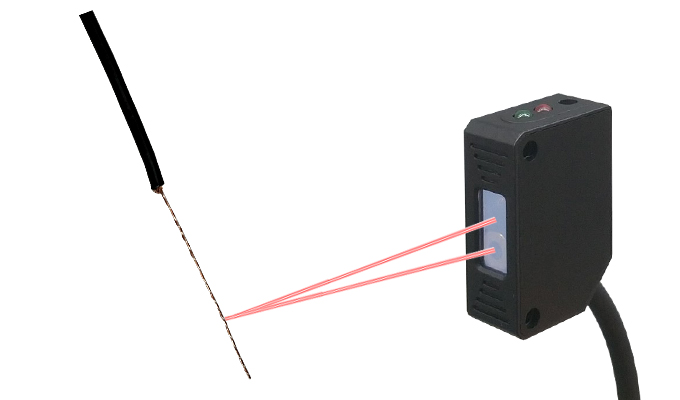 Cảm biến quang laser, cảm biến laser phát hiện vật