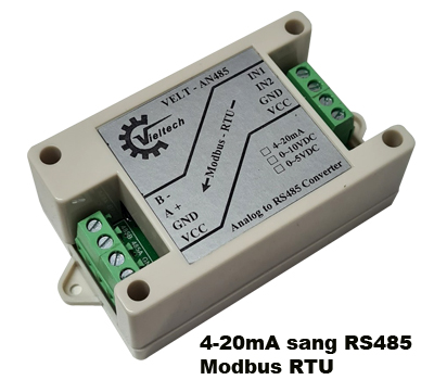 Bộ chuyển đổi tín hiệu 4-20mA sang RS485
