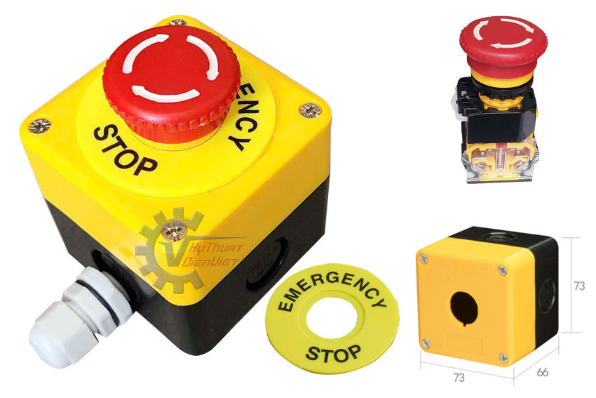 Nút nhấn khẩn cấp, nút nhấn Emergency Stop 16 Nút nhấn khẩn cấp