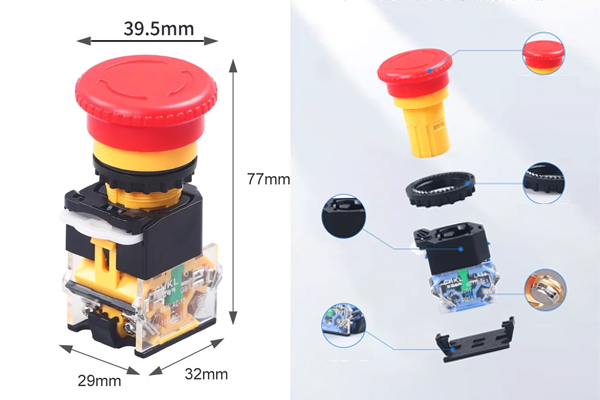 Nút nhấn khẩn cấp, nút nhấn Emergency Stop 13 Nút nhấn khẩn cấp